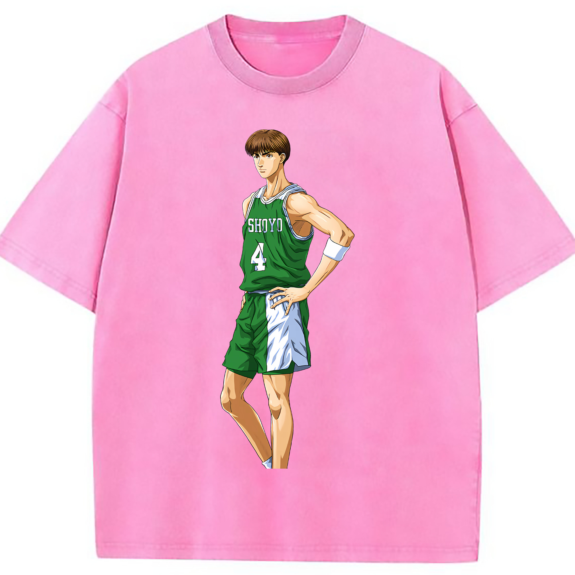 （画像用） SLAM DUNK／スラムダンク 綿100% ヴィンテージ風 半袖Tシャツ（フロントプリント）